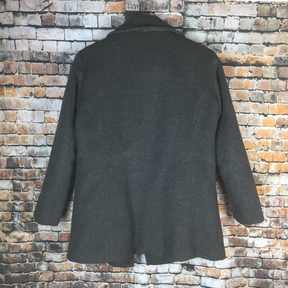 Cabela's for Women Wool / Cashmere Blend Pea Coat - Picture 2 of 4